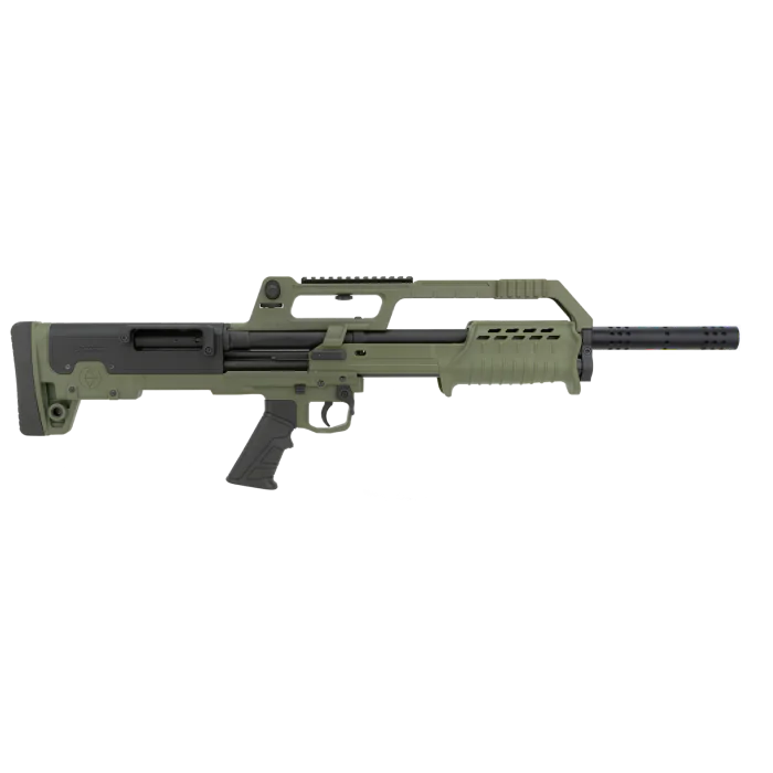 Fusil a Pompe HATSAN ESCORT BULL TAC VERT OD 12/76 CANON 61CM